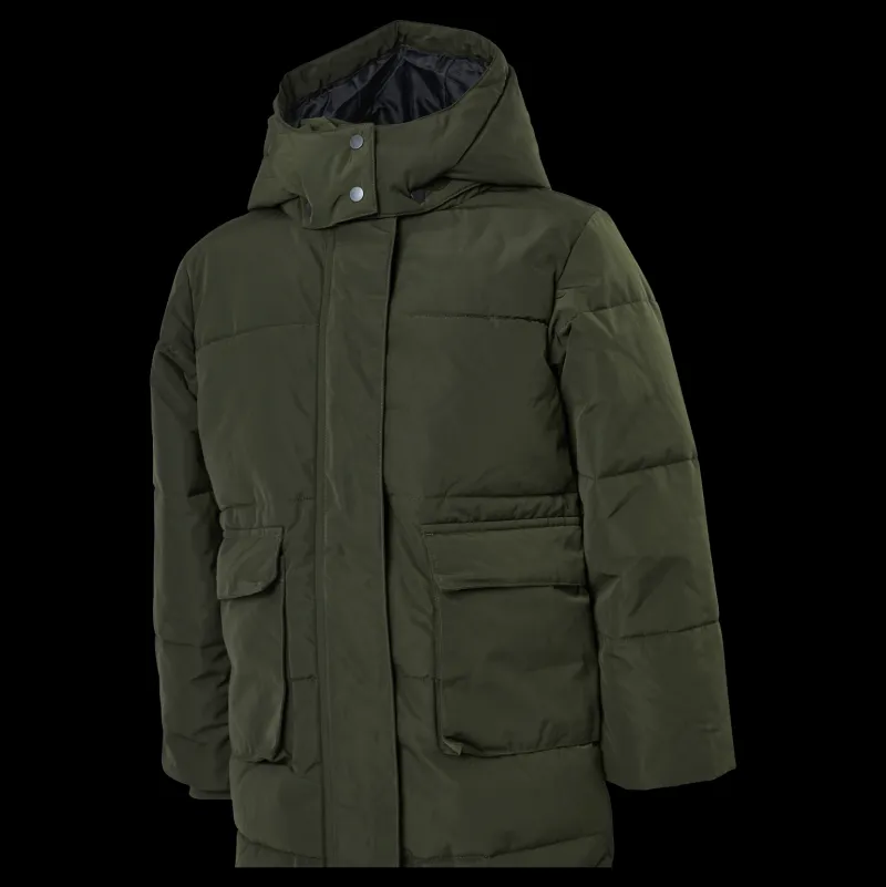 Name It Nkfmary Long Puffer Jacket Rosin Grå Hot
