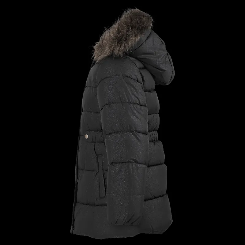 Name It Nkfmerethe Jacket2 Glitter Black Svart Hot
