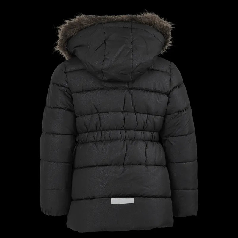 Name It Nkfmerethe Jacket2 Glitter Black Svart Hot
