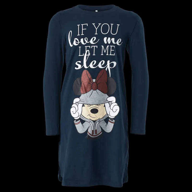 Discount Name It Nkfminnie Amelie Nightdress Wd Dark Sapphire Blå
