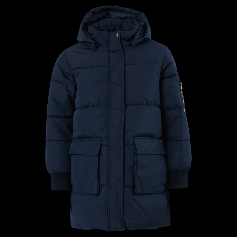 Name It Nkfmuso Long Puffer Jacket Cam Dark Sapphire Blå Outlet