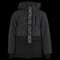 Clearance Name It Nkmmander Parka Jacket Black Svart