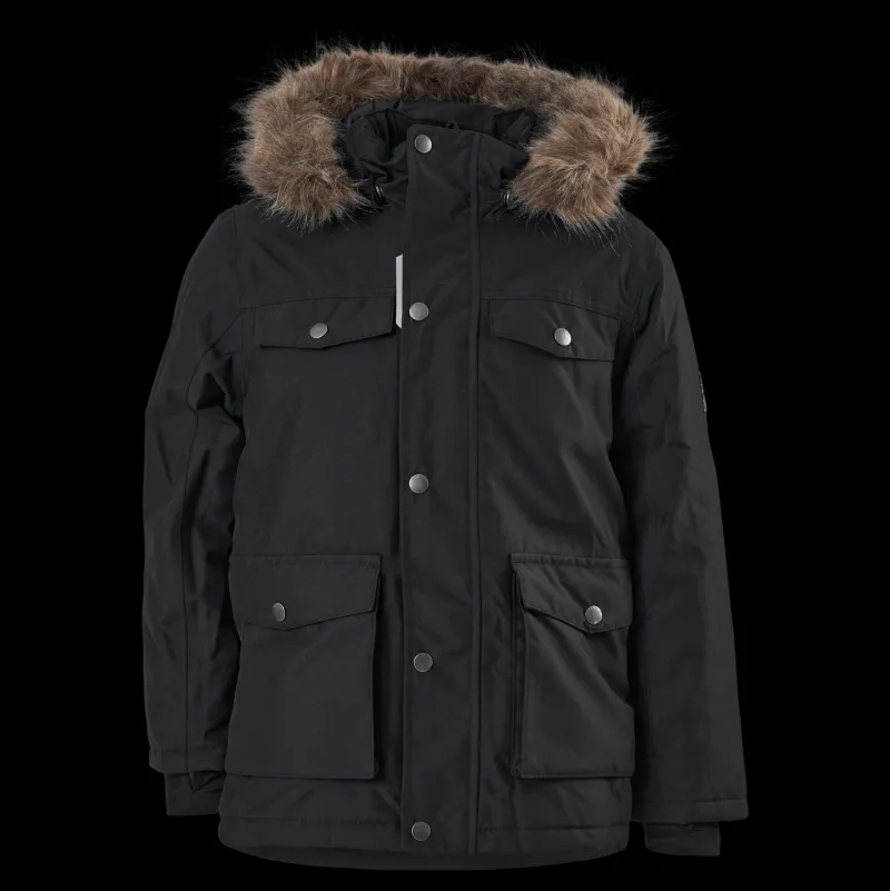 Clearance Name It Nkmsnow10 Jacket Black 4fo Black Svart