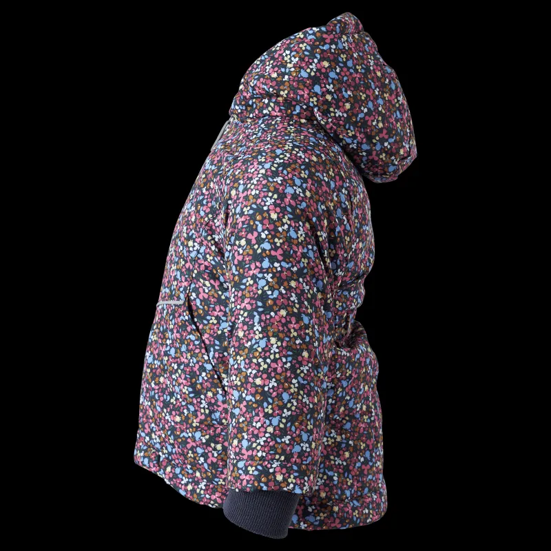 Hot Name It Nmfmaxi Jacket Petit Flower1 Odyssey Gray Flerfärgad
