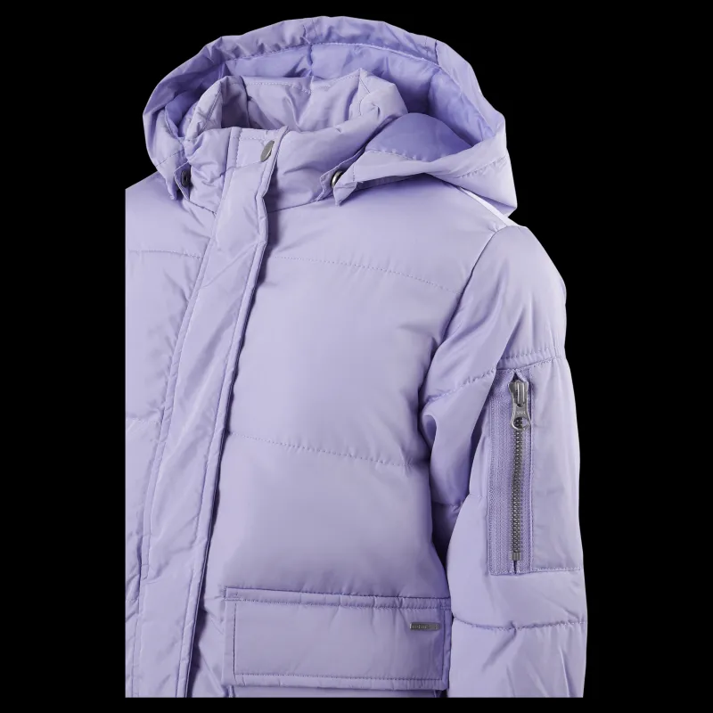 New Name It Nmfmuso Long Puffer Jacket Cam Lavender Lila