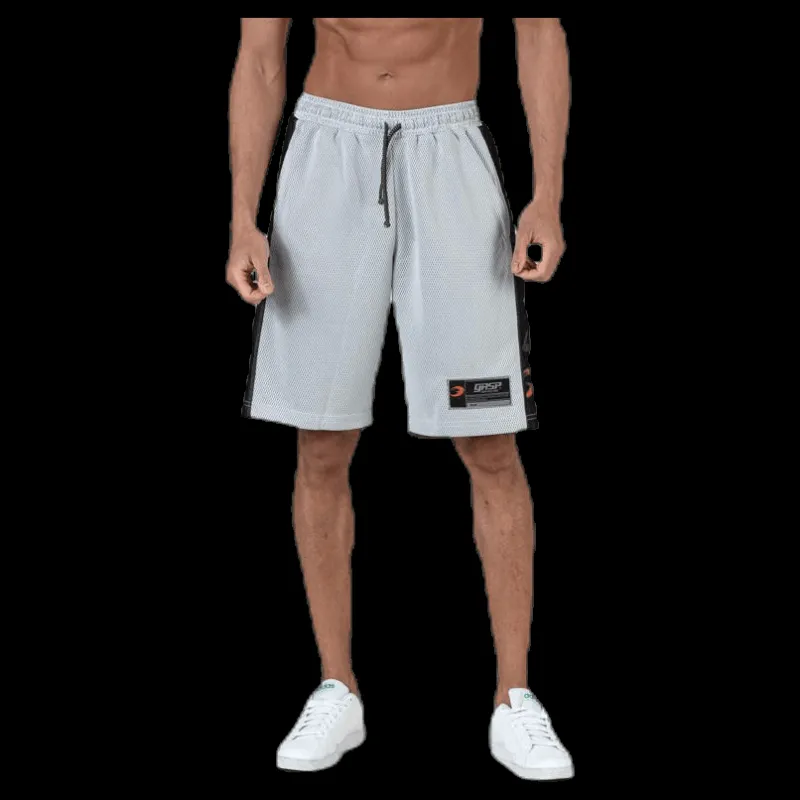 GASP No1 mesh shorts White/Black Vit och Svart