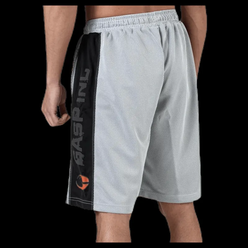 GASP No1 mesh shorts White/Black Vit och Svart