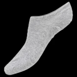 Hot Norfolk No Show Socks - Leo 2-Pack Grey Grå