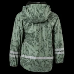 Lindberg Nordskog Fleece-Lined Rain Set Green Grön Sale