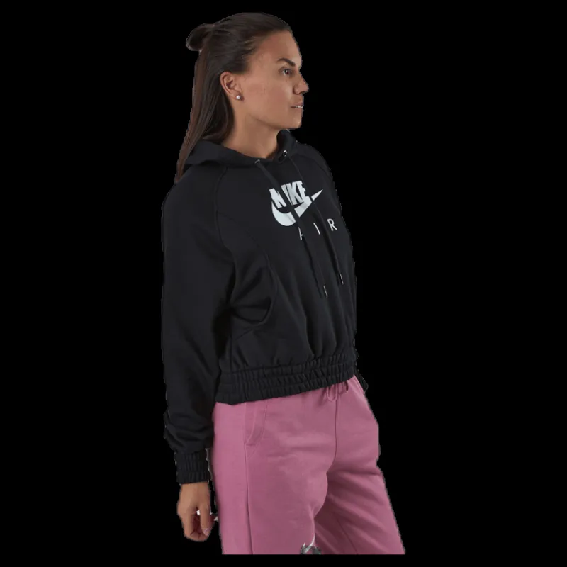 Online Nike Nsw Air Hoodie Flc White/Black Svart