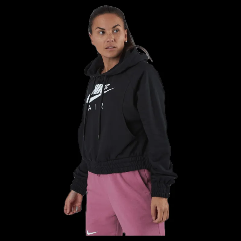 Online Nike Nsw Air Hoodie Flc White/Black Svart