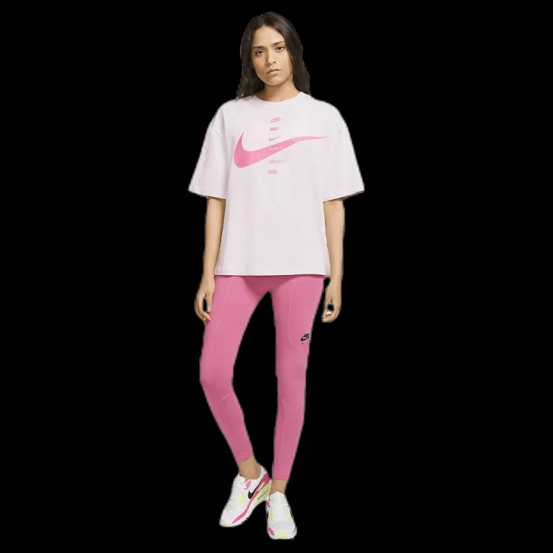 Outlet Nike Nsw Air Lggng 7/8 Pink/Black Rosa