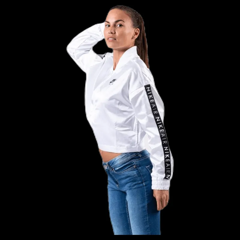 Outlet Nike Nsw Air Satin Track Jacket White Vit