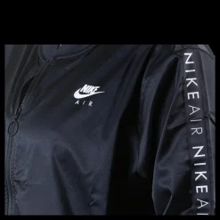 Discount Nike Nsw Air Track Jacket Satin Plus Black Svart