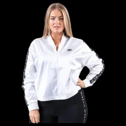 Clearance Nike Nsw Air Track Jacket Satin Plus White Vit