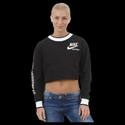 Nike NSW Crew Black Svart Online
