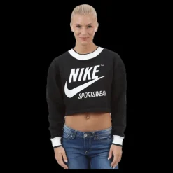 Nike NSW Crew Black Svart Online
