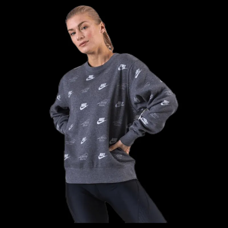 Nike NSW Crew BB BFF Shine Grey Grå Discount