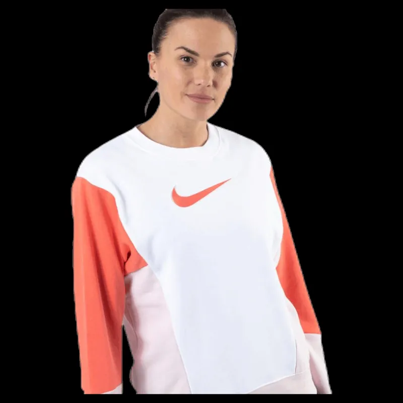 Discount Nike Nsw Crew Hbr Pink/White Vit