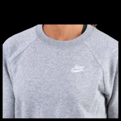 Outlet Nike Nsw Essential Crew Flc White/Grey Grå