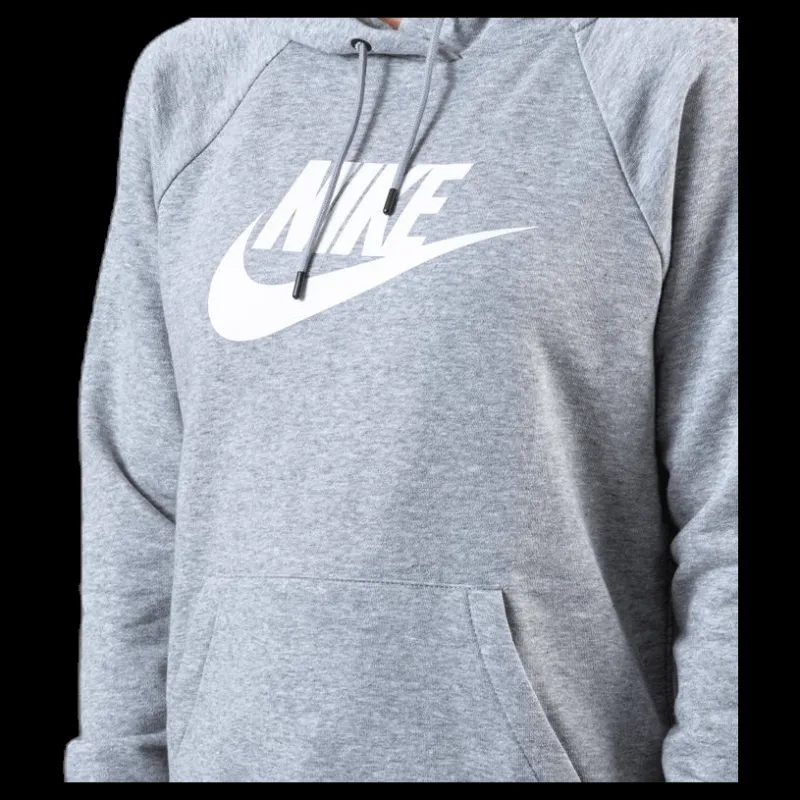 Online Nike Nsw Essential Hoodie White/Grey Grå