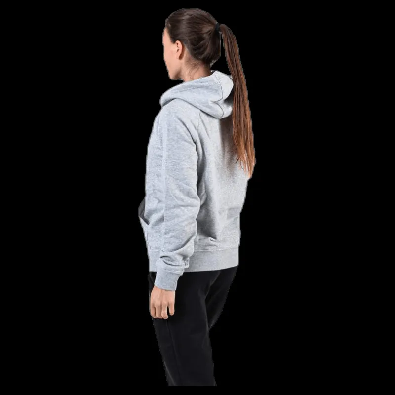 Nike Nsw Essential Hoodie White/Grey Grå Discount