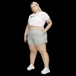 Nike Nsw Essntl Short Ft Plus Grey Grå Discount