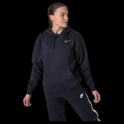 Nike Nsw Flc Trend Hoodie White/Black Svart