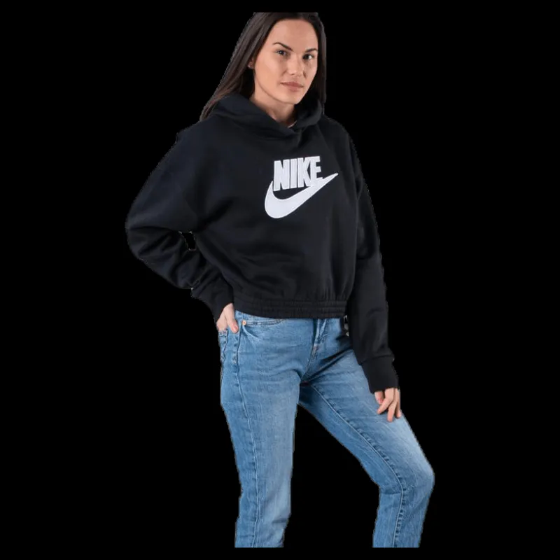 Sale Nike Nsw Fleece Hood Black Svart