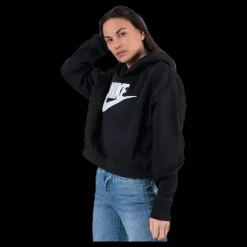 Sale Nike Nsw Fleece Hood Black Svart