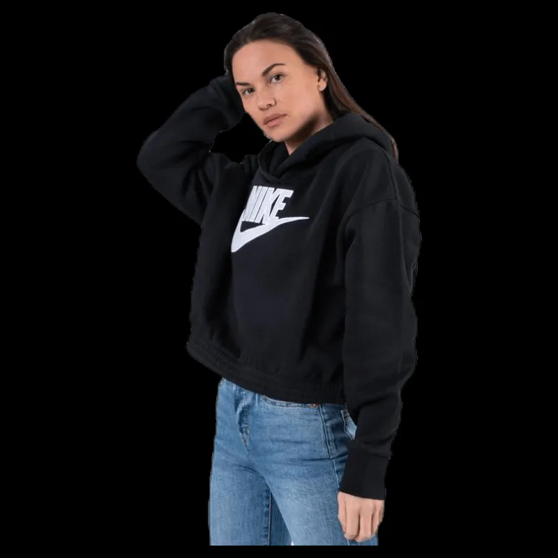 Sale Nike Nsw Fleece Hood Black Svart