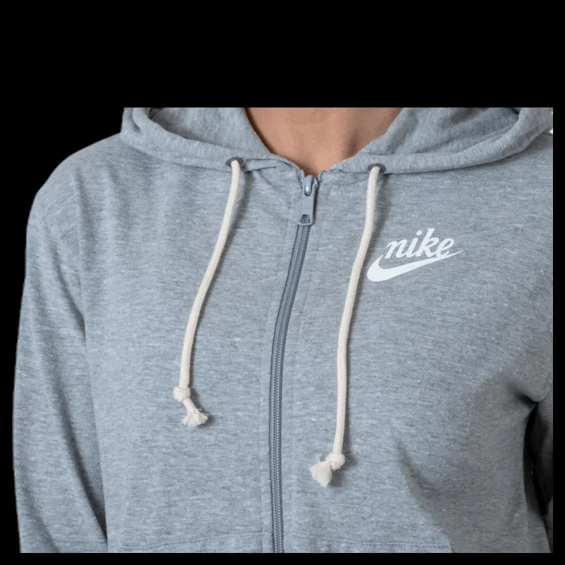 Nike Nsw Gym Vintage Full Zip Grey Grå Sale