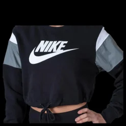 Nike Nsw Heritage Crew Flc Sb White/Black Svart New