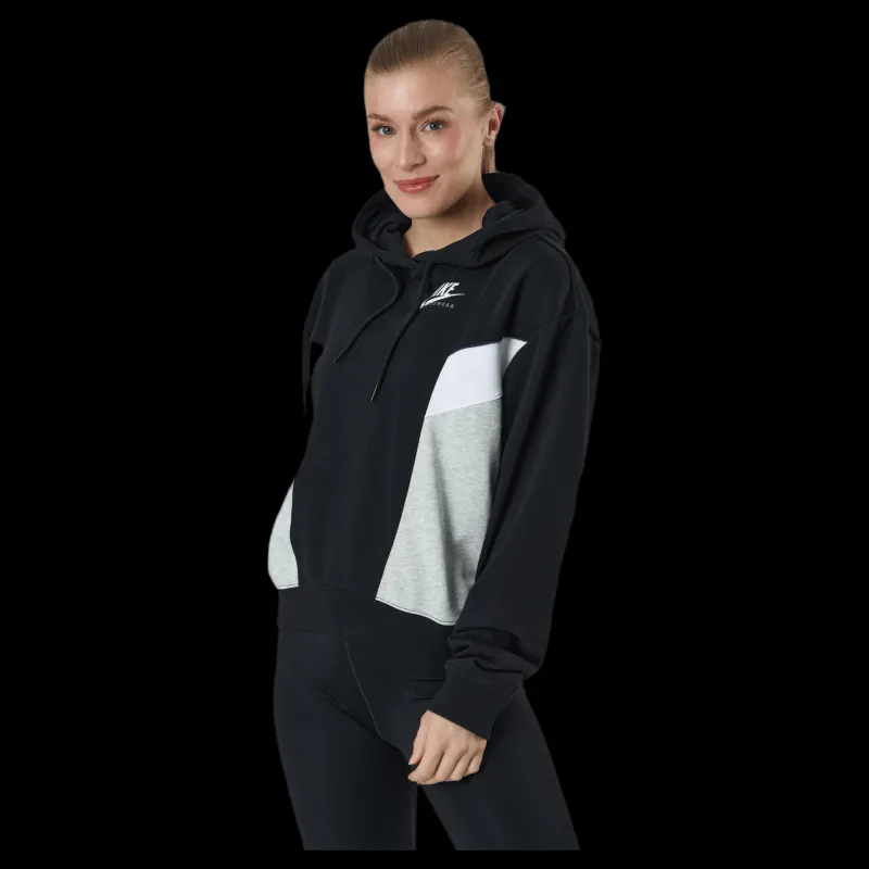 Nike Nsw Heritage Hoodie Flc Black Svart Best