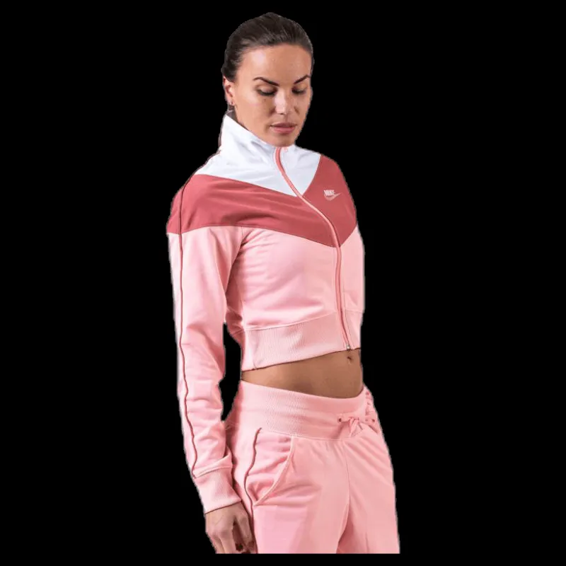 Sale Nike Nsw Heritage Track Jacket Pink Rosa