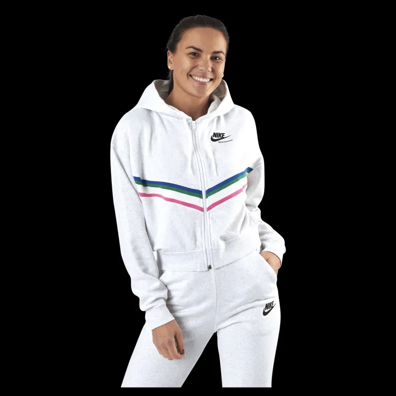 Nike Nsw Hrtg Fz Flc Black Vit Discount