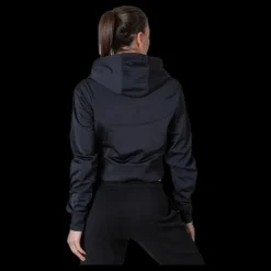 New Nike Nsw Hrtg Hoodie Fz Pk White/Black Svart