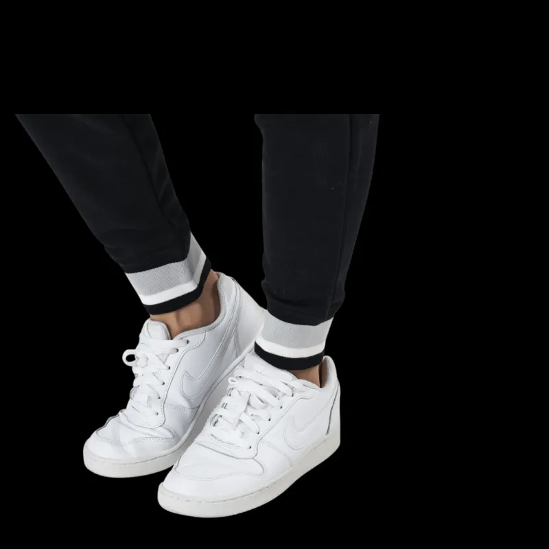 New Nike Nsw Hrtg Pant Flc White/Black Svart