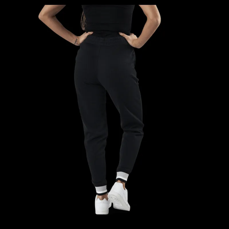 New Nike Nsw Hrtg Pant Flc White/Black Svart