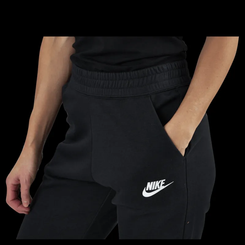 New Nike Nsw Hrtg Pant Flc White/Black Svart