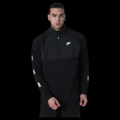 Outlet Nike Nsw Hybrid Top White/Black Svart
