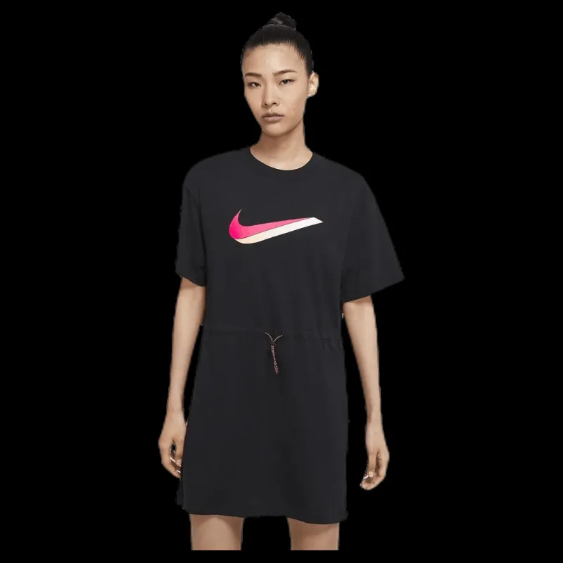 Hot Nike Nsw Icn Clsh Dress Ss Black Svart