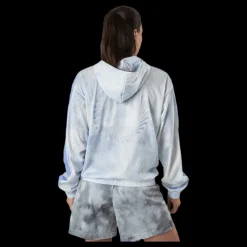 Online Nike Nsw Icn Clsh Jkt Mesh Aop White Blå