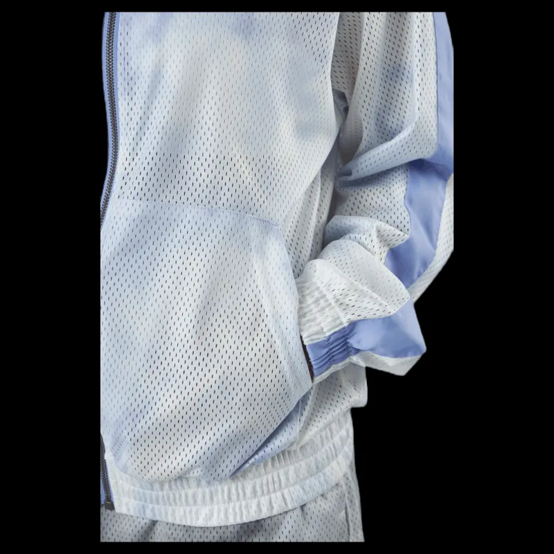 Online Nike Nsw Icn Clsh Jkt Mesh Aop White Blå