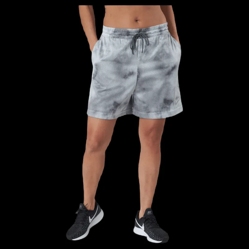 Nike Nsw Icn Clsh Shrt Msh Aop Hr Grey Grå Online