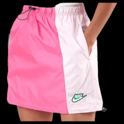New Nike Nsw Icn Clsh Skirt Wvn Pink Rosa