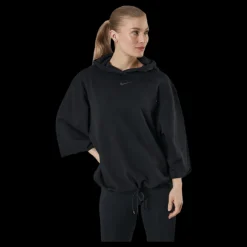 Nike Nsw Icn Clsh Ss Hoodie Ft Black Svart