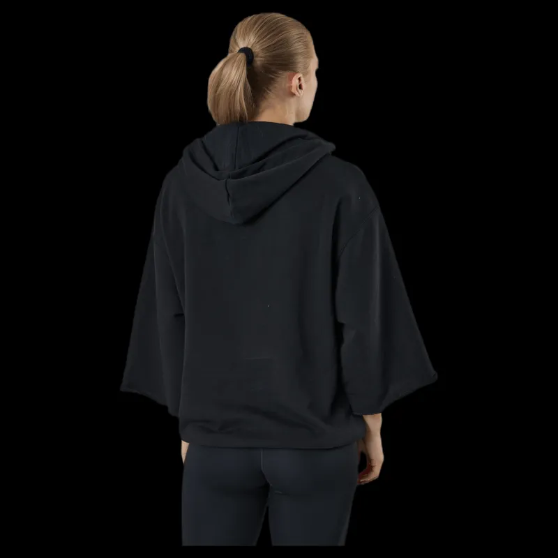 Nike Nsw Icn Clsh Ss Hoodie Ft Black Svart