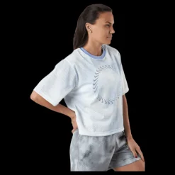 New Nike Nsw Icn Clsh Ss Top Mesh Aop White Vit