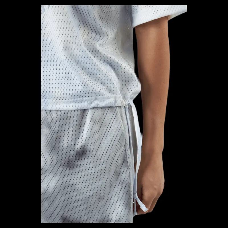 New Nike Nsw Icn Clsh Ss Top Mesh Aop White Vit